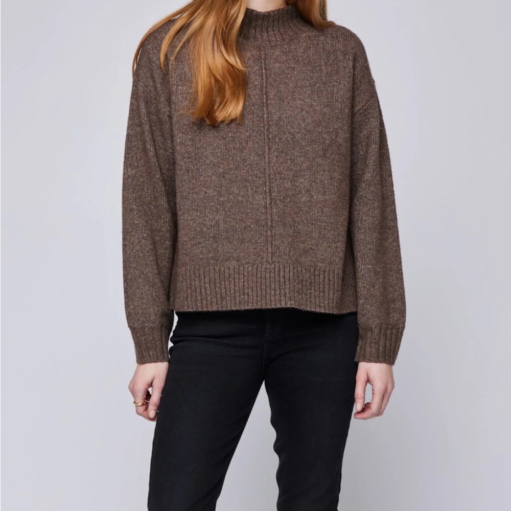 Gentle Fawn Chocolate Brown Turtleneck Sweater
